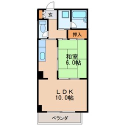 新栄シマダマンションの物件間取画像